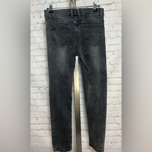 EUC FREDD MARSHALL Boy's Skinny Ripped Distressed Stretch Slim Fit Denim Jeans - Picture 12 of 15